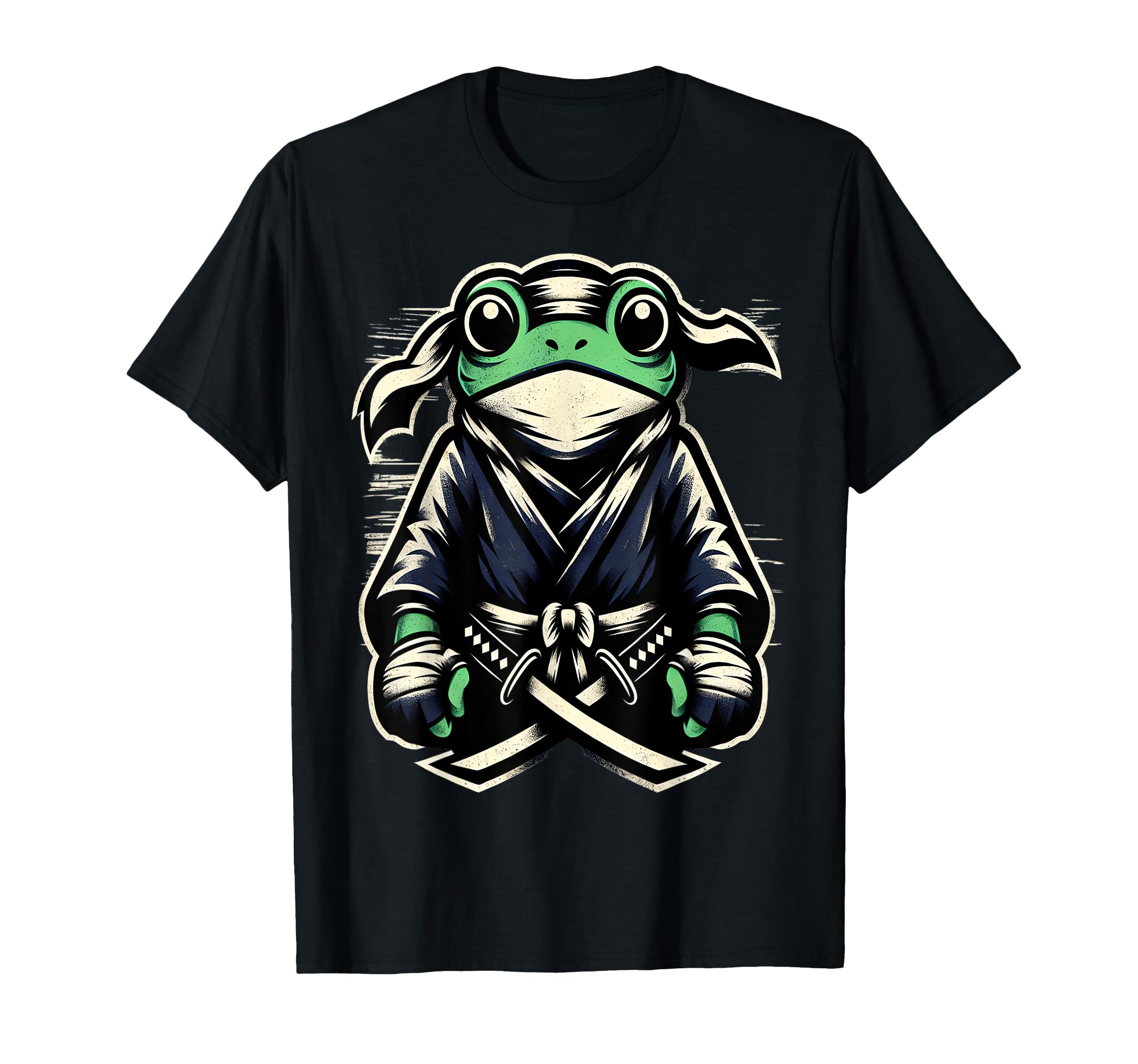 

Samurai Frog Ninja Vintage Japanese T-Shirt чорний