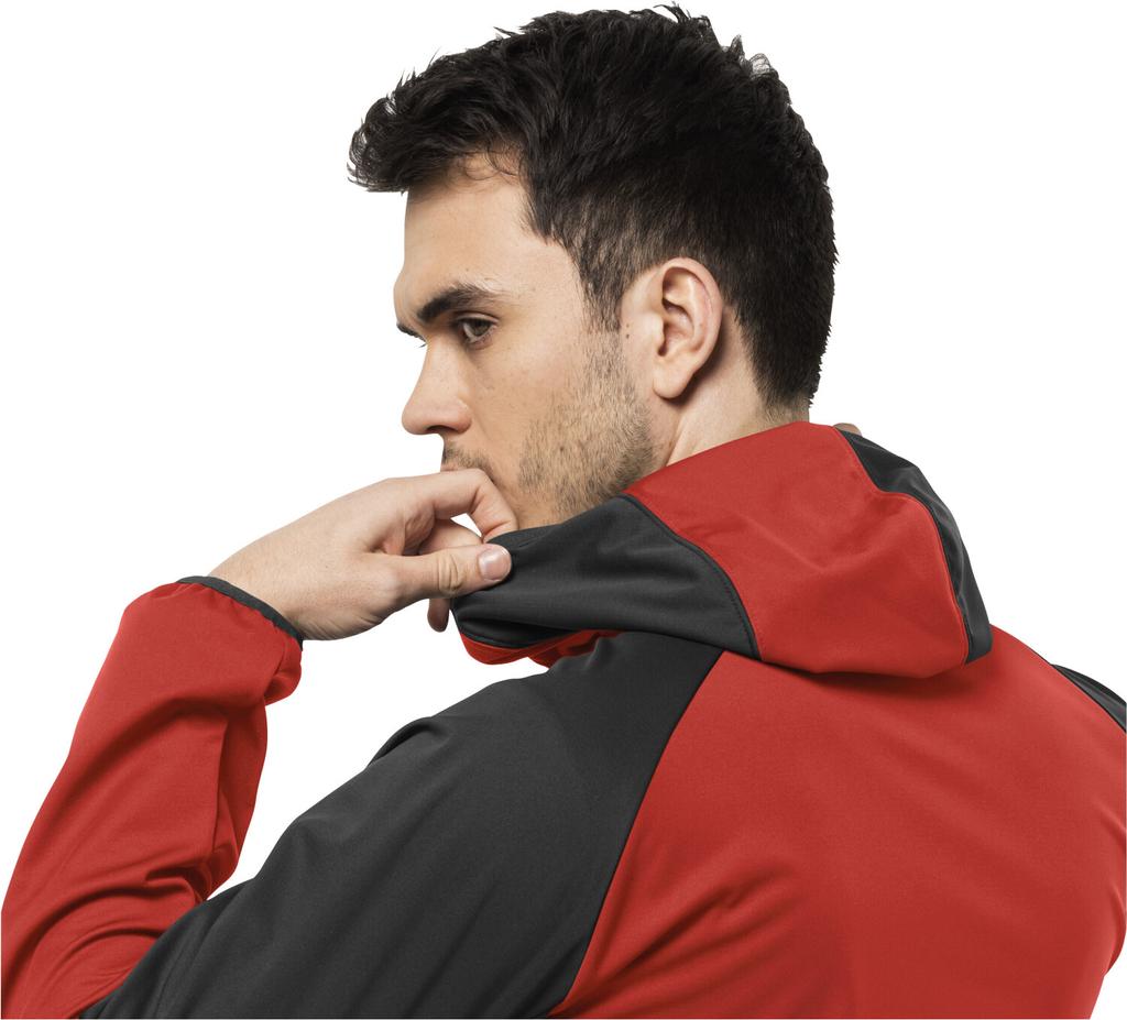 Куртка Jack Wolfskin Feldberg Hoody M насыщенный красный