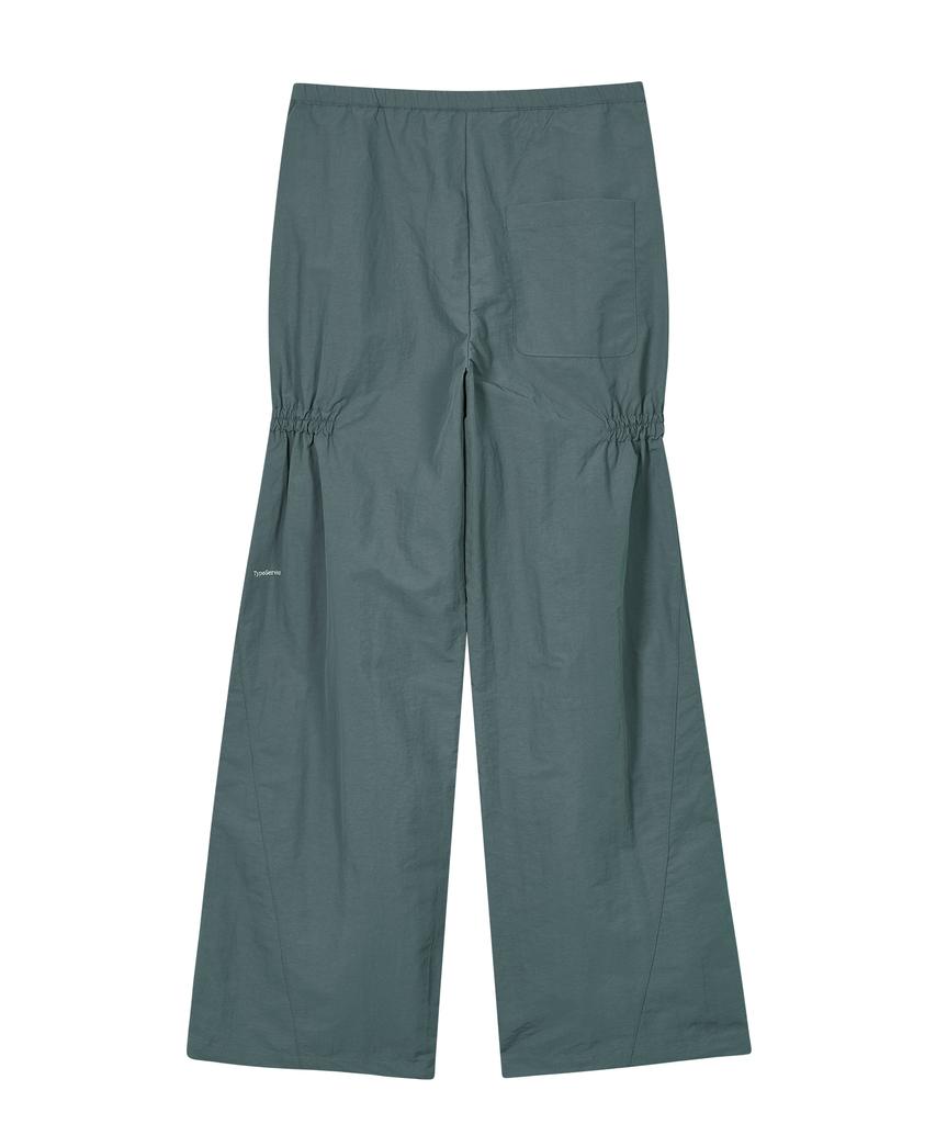 Taibseobiseu Split Seam Embroidery Pants [Blue Gray]