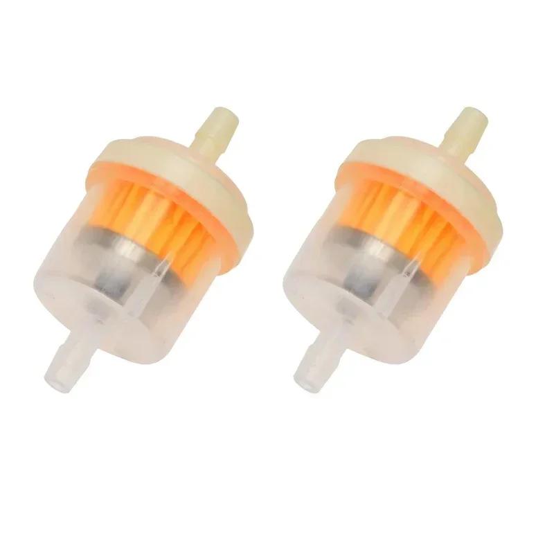 1–6 Stück Auto-Benzin-Ölfilterrohre, universeller Inline-Benzin-Kraftstofffilter für Kleinmotor-Rasenmäher, Motorradzubehör, 6 mm – 8 mm