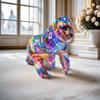 Creative Cartoon Graffiti Gorilla Sculpture, Resin Crafts, Home Decoration, Indoor, Living Room, Office, Animal Sculptures