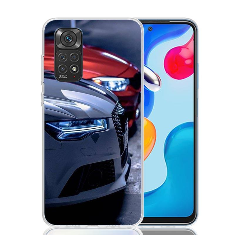 Super Car For A-Audis R-S Sport Phone Case For Xiaomi Redmi Note 15 14 13 12S 12 Pro Plus 11S 11E 11 11T 10S 10 Art Soft Pattern