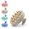 1/2 Pcs Silicone Shampoo Brush Body Massage Brush Bath Shower Brush Salon Hairdressing Tool Scalp Massage Comb Hair Washing Comb