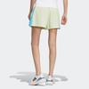 Adidas Color-Block Casual Athletic Shorts Women Bottoms Acid-Lime-Green HI6829