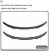 Universal Carbon Fiber Rear Spoiler for Hongqi H6 - No-Drill Wind Deflector