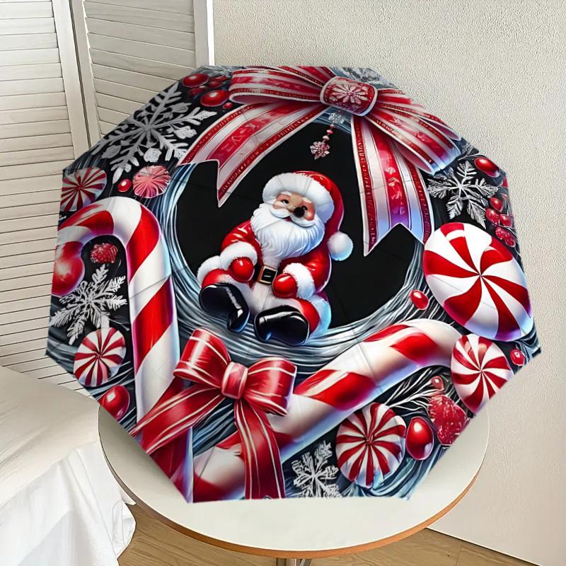 

1pc Wreath Automatic Folding Umbrella, Heavy-Duty 8-Rib Construction, Perfect for Everyday yy251114170