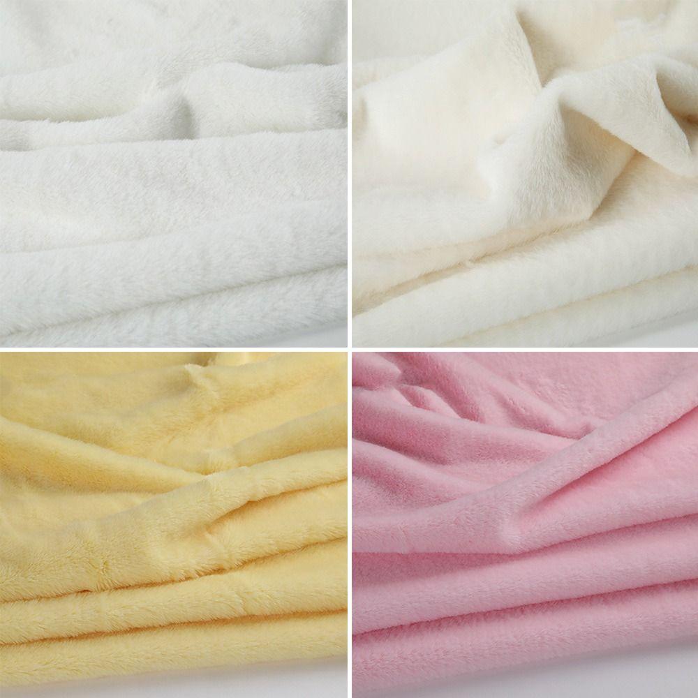 New 50x50cm Rabbit Fur Fabric Encrypted Thickened Faux Rabbit Fur Polyester Fabric Decorative Padding
