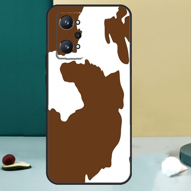 Spotted Cow Skin Print For Realme 14 13 Pro Plus 10 11 12 GT 5 6 6T GT7 Pro C61 C55 C53 C51 C21Y C25S C75 C67 Case
