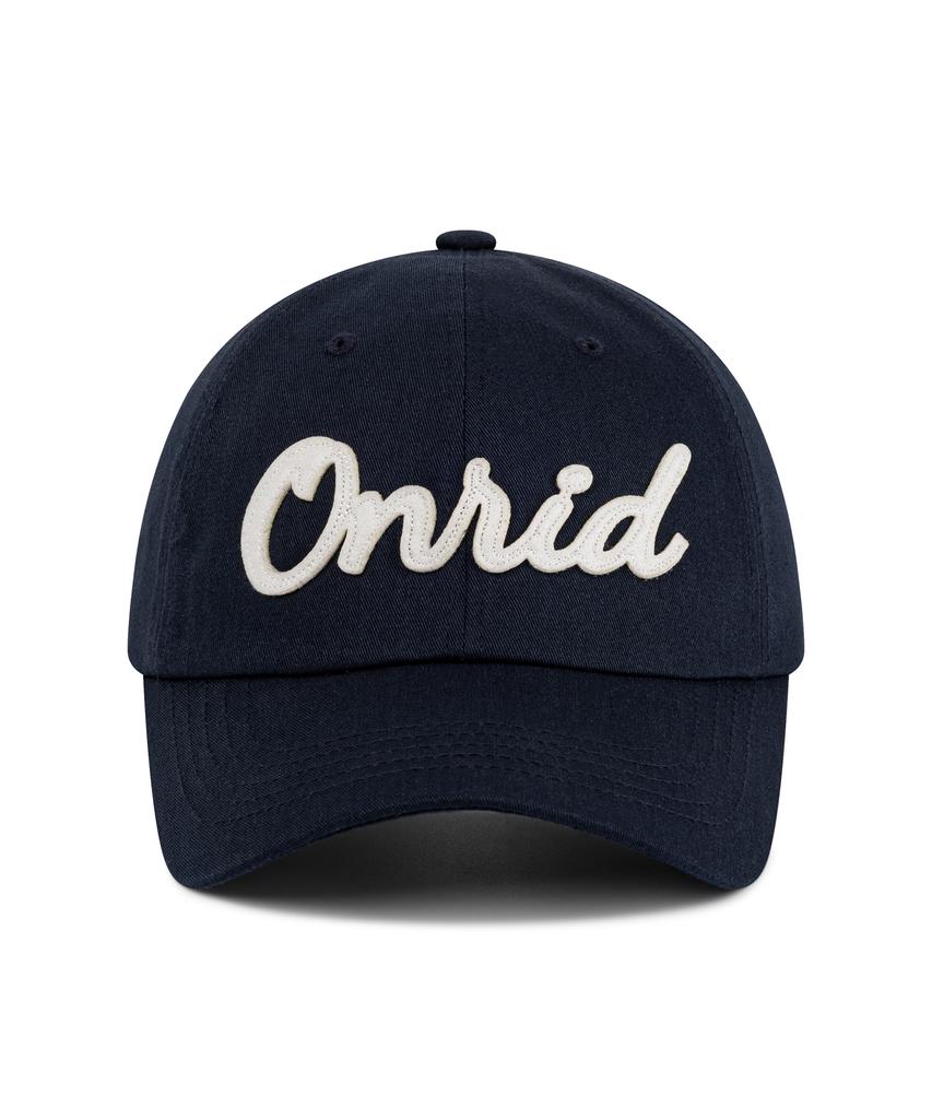 ONRIDPROJECT Applique Twill Logo Ball Cap - Navy