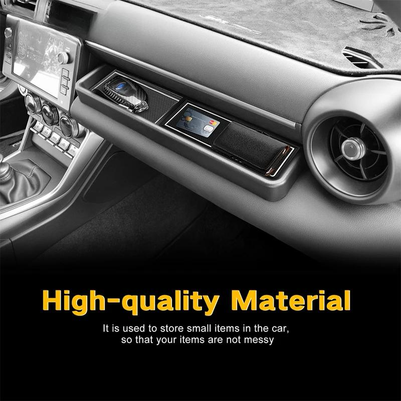 KUNGKIC For Subaru BRZ Toyota GR86 2021-2023 2024 2025 Co-Pilot Glove Box Storage Tidying Phone Organizer RHD LHD Accessories.