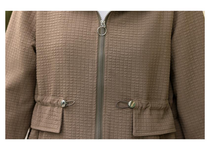 2025 Autumn Style Turn-Down Collar Jacket for Middle-Aged Women