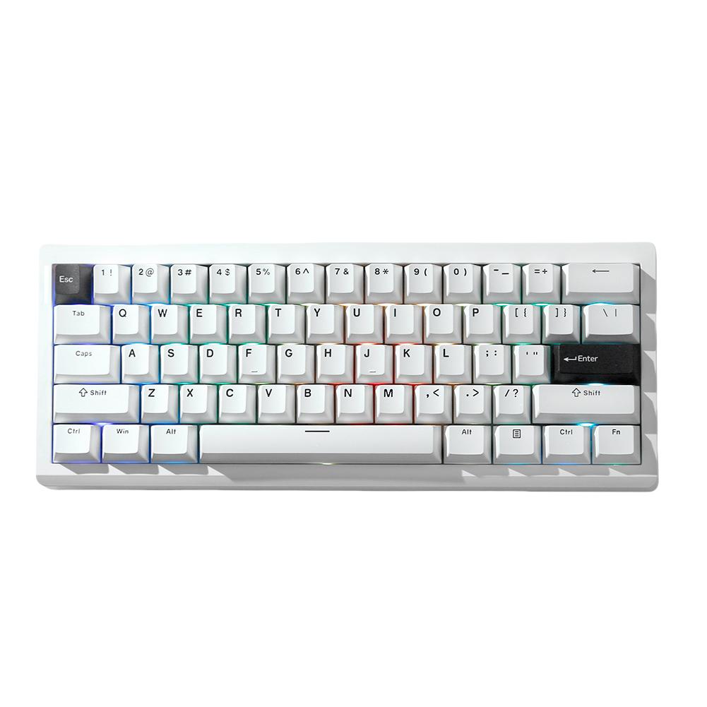 

Беспроводная механическая клавиатура с подсветкой RGB, механическая клавиатура с возможностью горячей замены, 61 клавиша для игр и работы