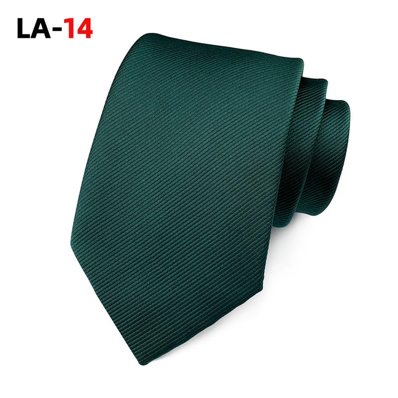 Satin Solid Color 8Cm Fashion Business Professional Men'S Tie