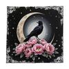 Fleece Tarots Ceremony Mat Colorful Mystical Print 3 Size Option Machine Washable Soft Surfaces for Card Protections