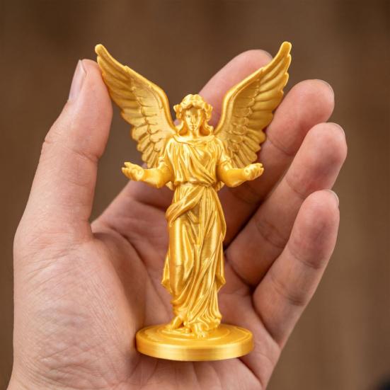 3D Printed European Angel Ornament, Matte Finish Light Luxury Home Decor with Open Arms Design, Open Arms Angel Statue