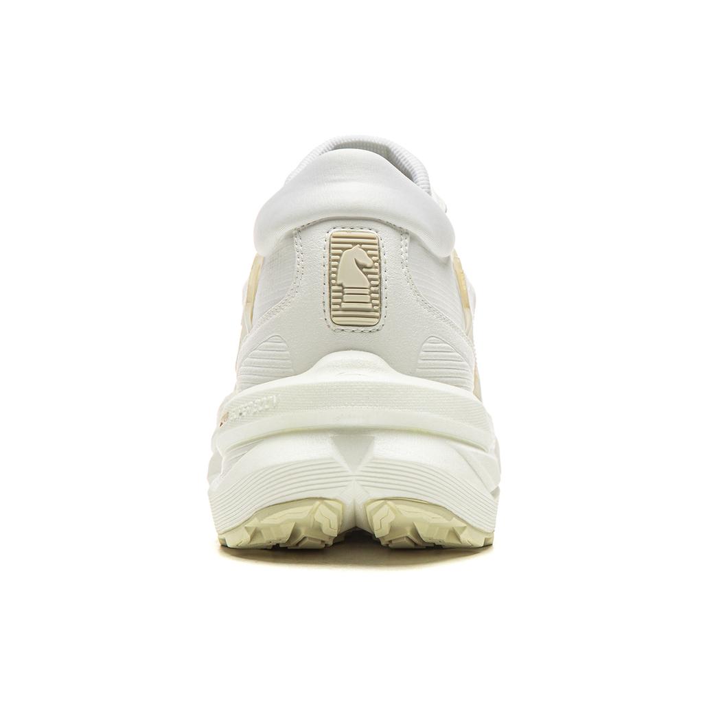 Li Ning Cushioning Slip Resistant Abrasion Resistant Low top Casual Shoes Unisex White AGLV257-1