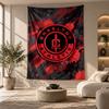 Dekorativer Wandteppich, Charlton Athletic FC Aufdruck Wandkunst, Leichte Wanddekoration Für Schlafzimmer Hintergrund