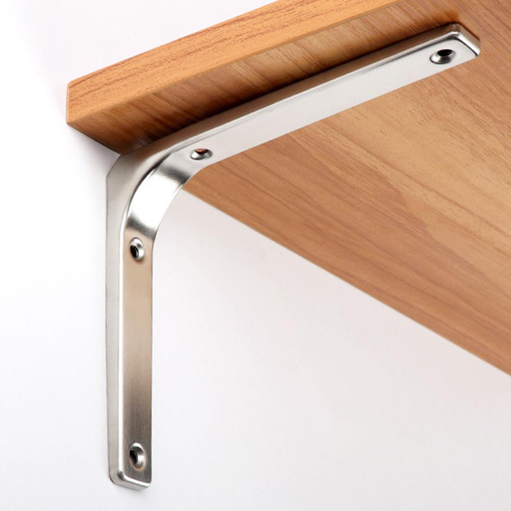 L Shaped Shelf Bracket Wall Mount Brackets Home Decor Layer Board Support Furniture Connectors Heavy Duty Right Corner Code