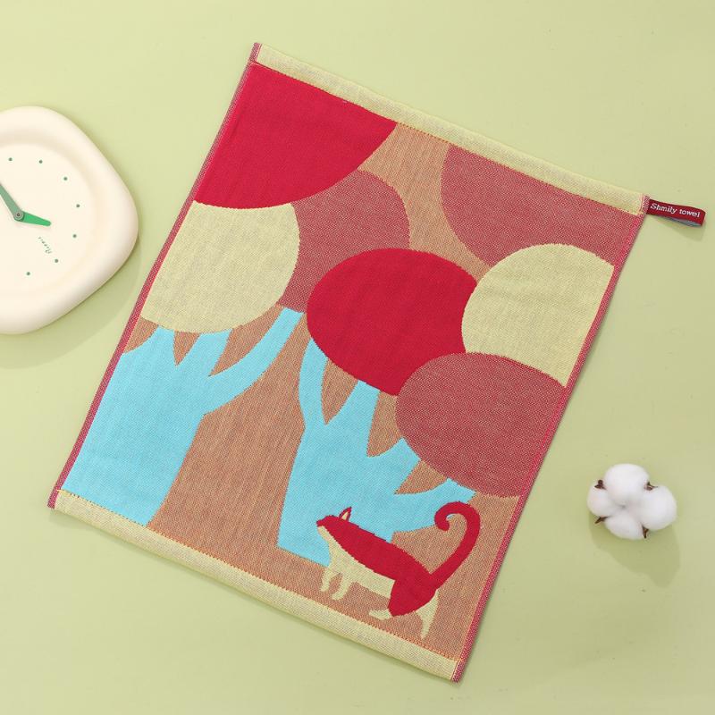 Pure Cotton Square Towel, Pure Cotton Towel, Kitchen Towel, Cotton Gauze, Pure Cotton Dishcloth, Tea Towel, Home Restaurant