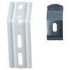 6 Stück weiße Vertikaljalousien-Kopfschiene, Breite 1-1/2"(38 mm) Halterungsclips für Vertikaljalousien