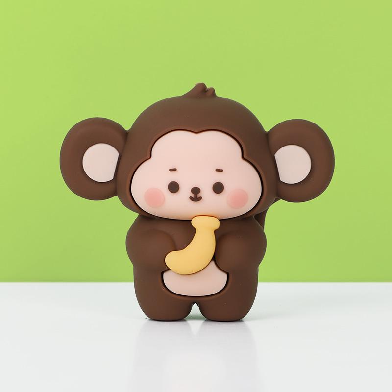 Jungle Animal Birthday Cake Topper Forest Animals Lion Giraffe Kids Wild One Birthday Party Cake Decoration Supplies Baby Shower