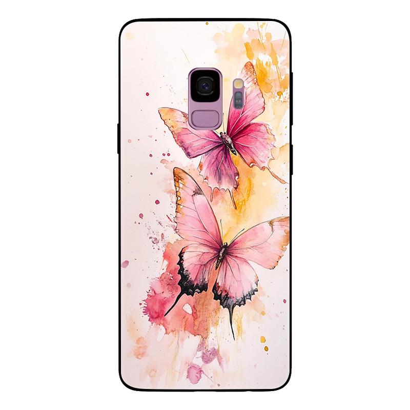 For Samsung Galaxy S9 Plus Case SM-G965F G965 S9Plus Marble Painted Soft Matte Silicone Back Cover For Samsung S9 S9+ Full Shell