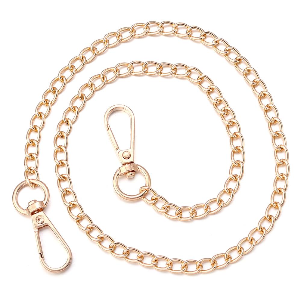 

Metal Aluminum Bag Chain 20/40/80/120cm Shoulder Replacement Strap Chain For Women Crossbody Extension Chain Bags Accessories 20cm