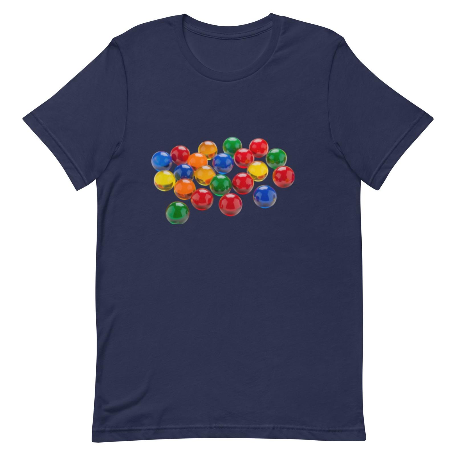 Trendy T-shirt with Vibrant Geometric Pattern S
