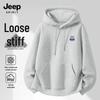 JEEP SPIRIT Herr Lös Passform Hoodiesweatshirt