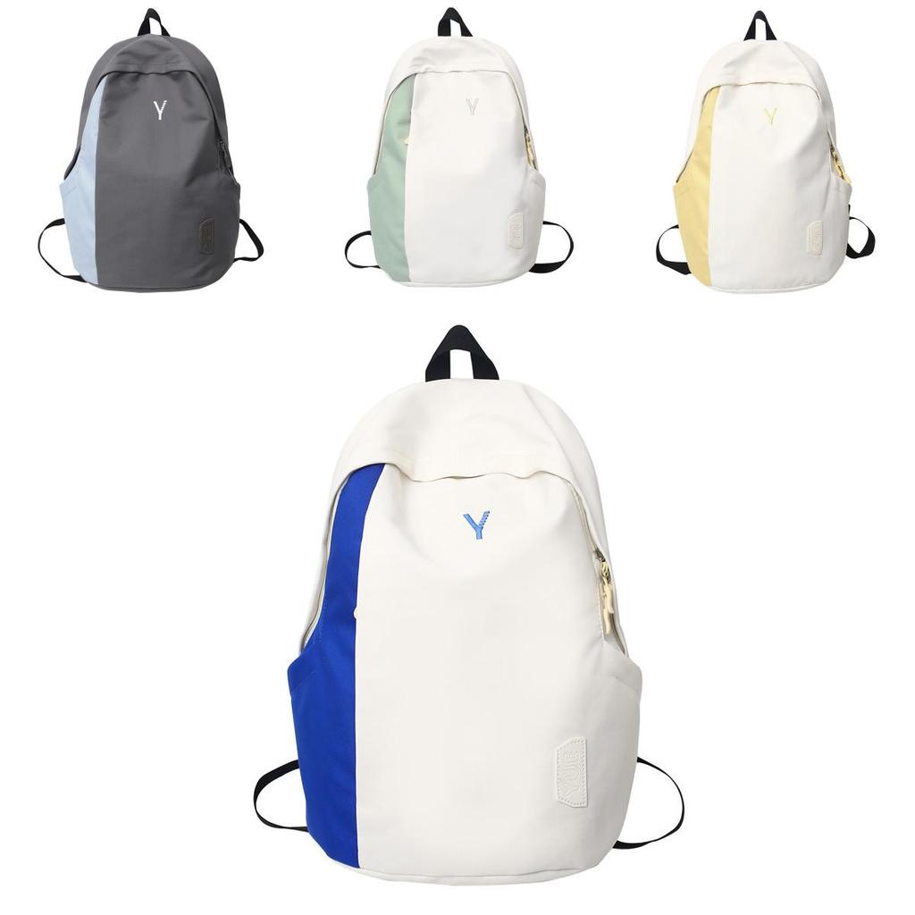 Simple Color Blocked Letter Decoration For Student Backpacksfor Day Trips And School Use