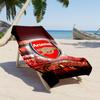 Arsenal F.c. Personalized Name Beach Towel Super Soft & Absorbent Perfect for Traveling Yoga Camping and Swimming