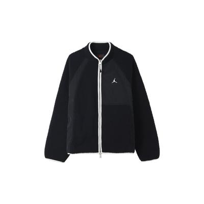 Essentials Brodert Logo Fleecejakke Herre Yttertøy Svart DV1584-010