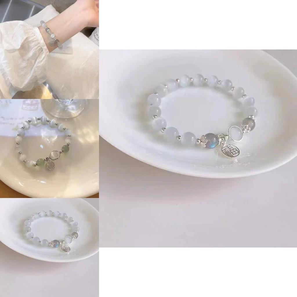 Unique Cat's Eye Crystal Bracelet For Women Vintage Fashion Ethnic Element Jewelry