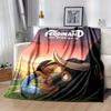 1pc, "Home Decorative Throw Blanket, Perfect for Sofa, Bedroom, Living Room, Travel, Camping, Car, Beach, Office Nap, Soft Coverlet with Cute Cartoon