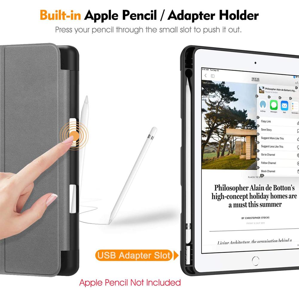 For iPad 10.2 7th 8th 9th Generation Case Magnetic Flip Smart Tablet Cover for iPad 7 8 9 Auto Wake Sleep Funda