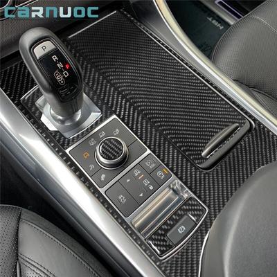 Cubierta Adhesiva de Consola de Cambios de Fibra de Carbono Para Land Rover O Range Rover Sport 2014-2016 2017 Accesorios Interiores de Coche P-shift