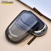 Car Key Shell Case Cover for Cadillac ATS CT6 CTS DTS DF27 XT5 Escalade ESV SRX STS XTS ELR 2014 - 2018 Remote Key Holder Keychain