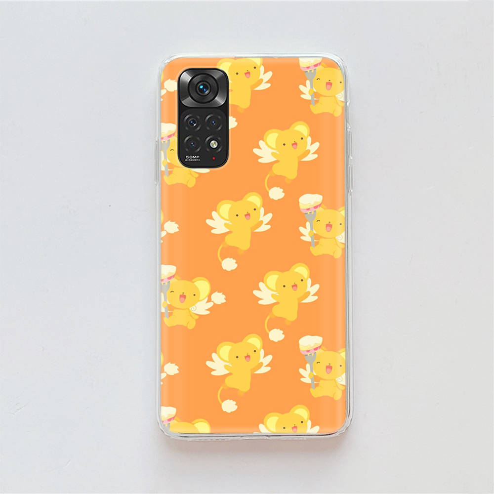 DT39 Card Captor Sakura Hülle für Samsung A04 A14 A23 A34 A54 M23 M33 M52 M53 Realme 10 9 C30S C35 C55 VIVO Y02S Y21 Y33S Y51 X80 Pro Klare Abdeckung