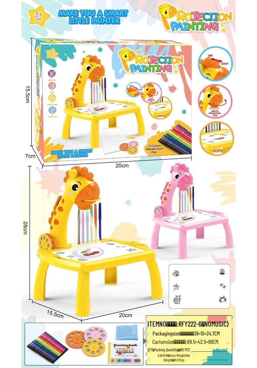 Multifunctional Dinosaur Projection Drawing Board for Kids