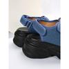 New Fashionable Plate-soled Velcro Large-sized Thick-soled Sandals