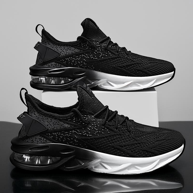 

MAEDEF Men s Lightweight Running Sneakers Breathable Mesh Shock Absorption Non Slip Shoes for Men Casual Sports Outdoor Jogging 39