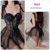 Gorgeous Slimming Mesh See-Through Padded Underwire Camisole Nightgown Set for Women