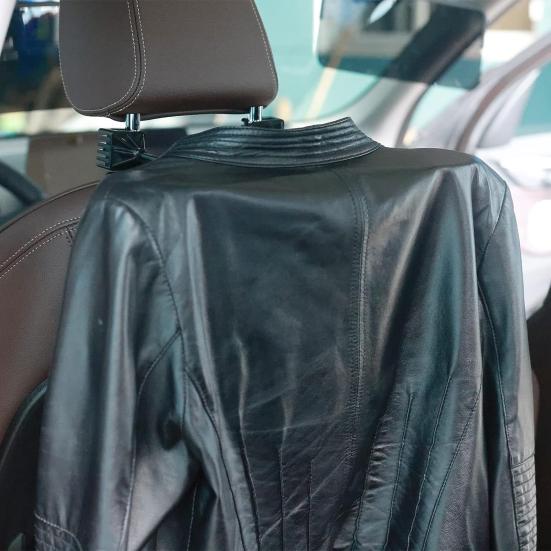 Samochodowy uchwyt na kowbojski kapelusz Oparcie siedzenia Mocowanie zagłówka Wytrzymała stal SUV Truck Auto Cowgirl Hat Wieszak na płaszcze Organizator Metalowy stojak Akcesoria samochodowe