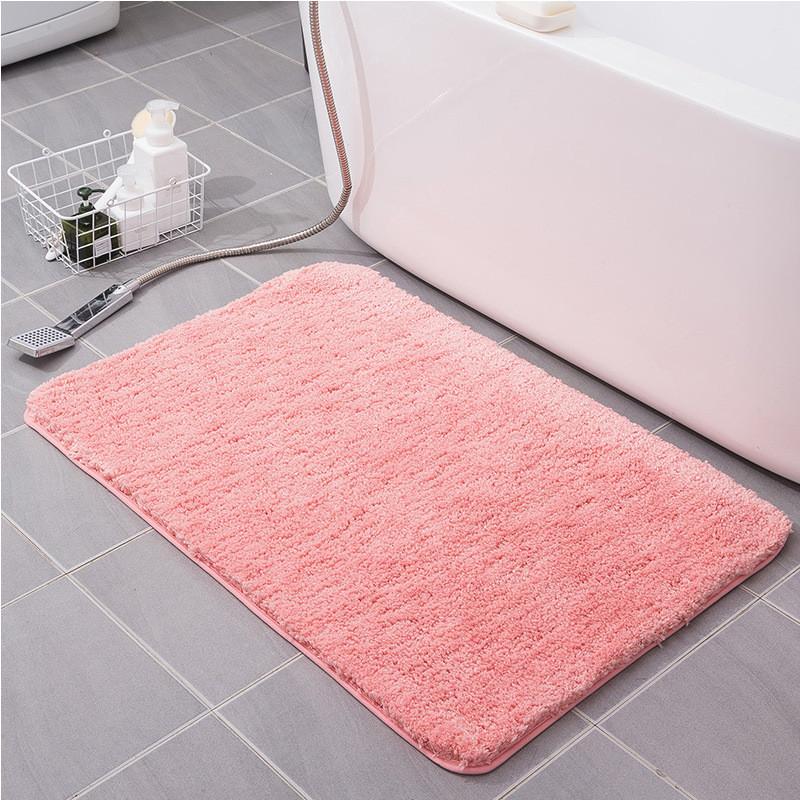 Thick Absorbent Water Microfibre Bath Mat Washable Non Slip Plush Mats Bath