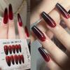 Black Red Gradient Halloween & Holiday Long-Wear Nails - 2026 Edition
