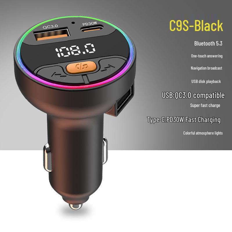 Multifunctional Bluetooth FM Transmitter & Car Charger with MP3 Player