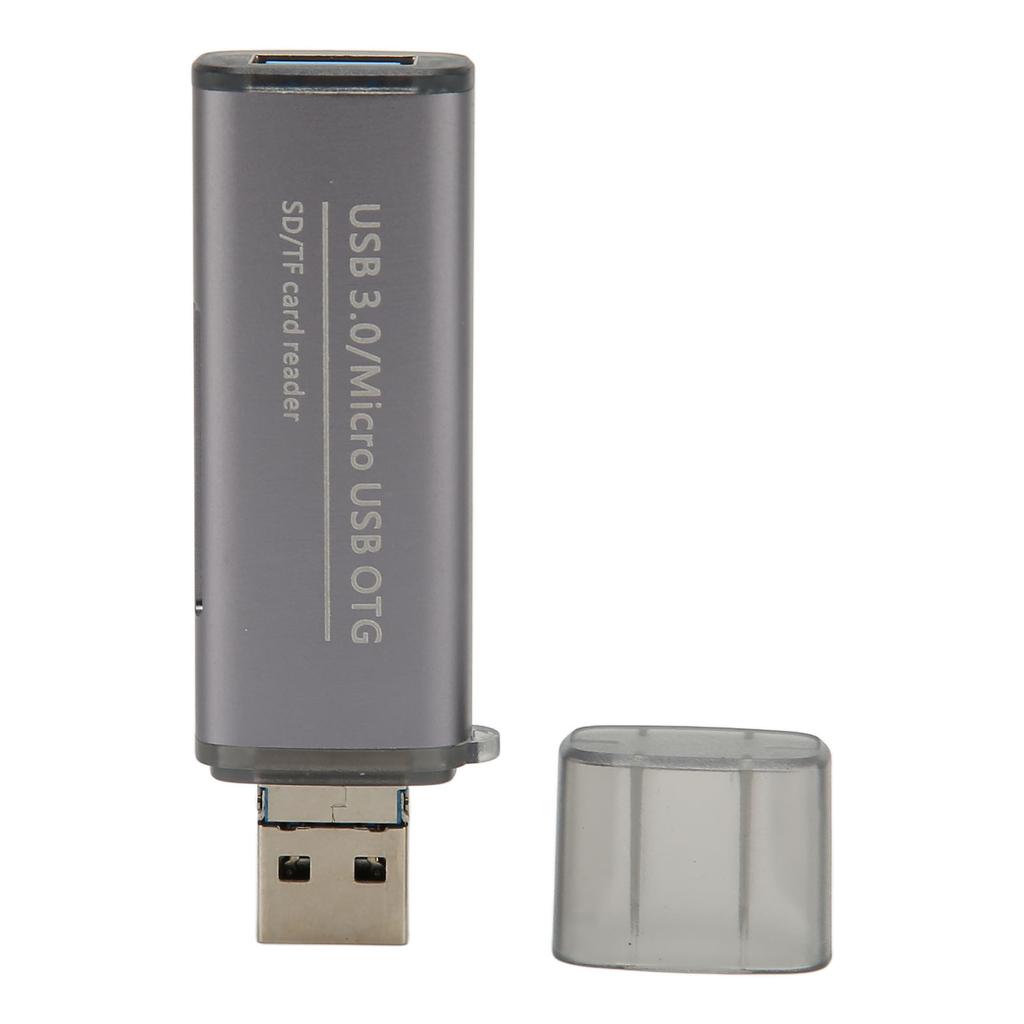 Memory Card Reader 5Gbps Transfer Rate 3 in 1 USB Type A 3.0 Male Female Micro USB Storage Card Reader
