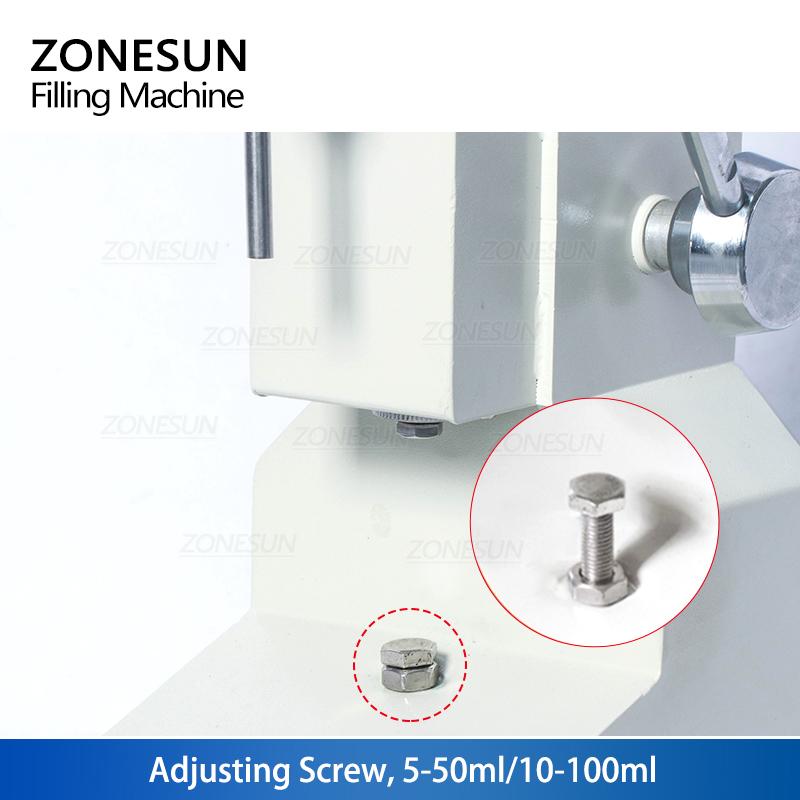 ZONESUN ZS-A03 Manual Paste Nail Polish Cream Filling Machine Sauce Jam Filling Machine