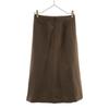 Unused Theory Made In Japan Mimole Length Pleated Skirt Brown Tagged Women Used