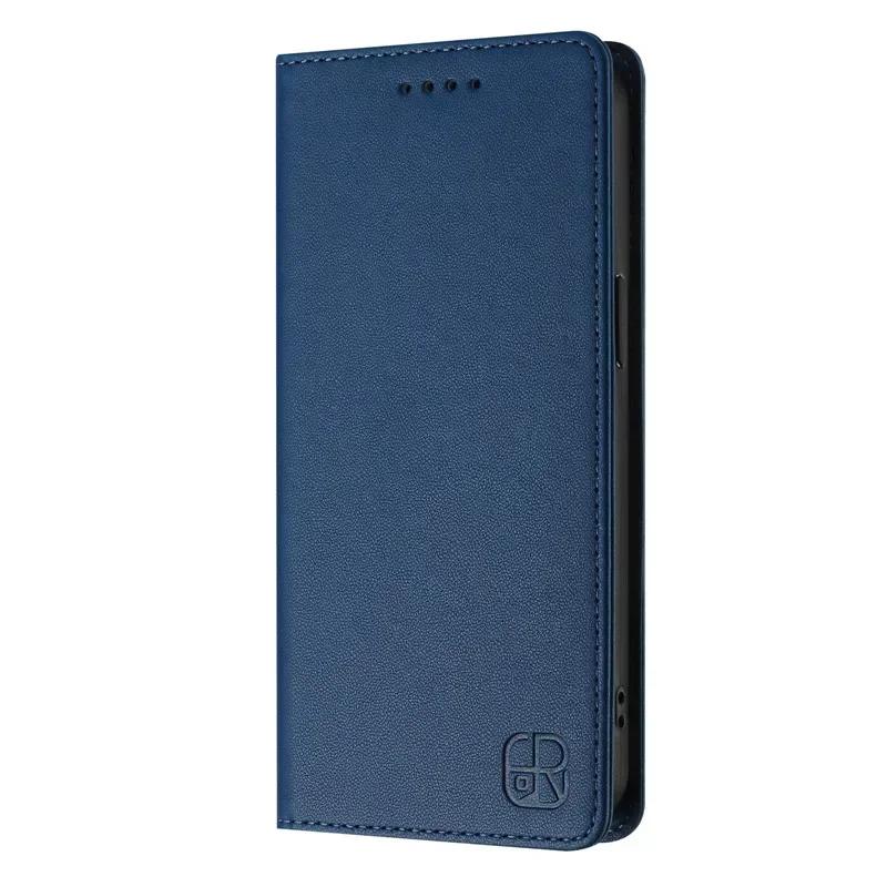 Luxury Anti-thef Wallet Flip Cover Phone Case For BLU G54 G64 G53 K50 C9 View Speed 5G 5 K10 Leather Cases Magnet Solid Coque